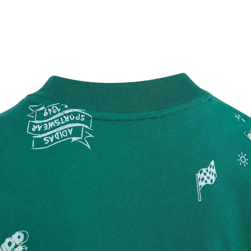 Tricou pentru copii adidas Brand Love Allover Print
