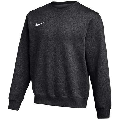 Nike heren sweater fleece katoen zwart, ronde hals