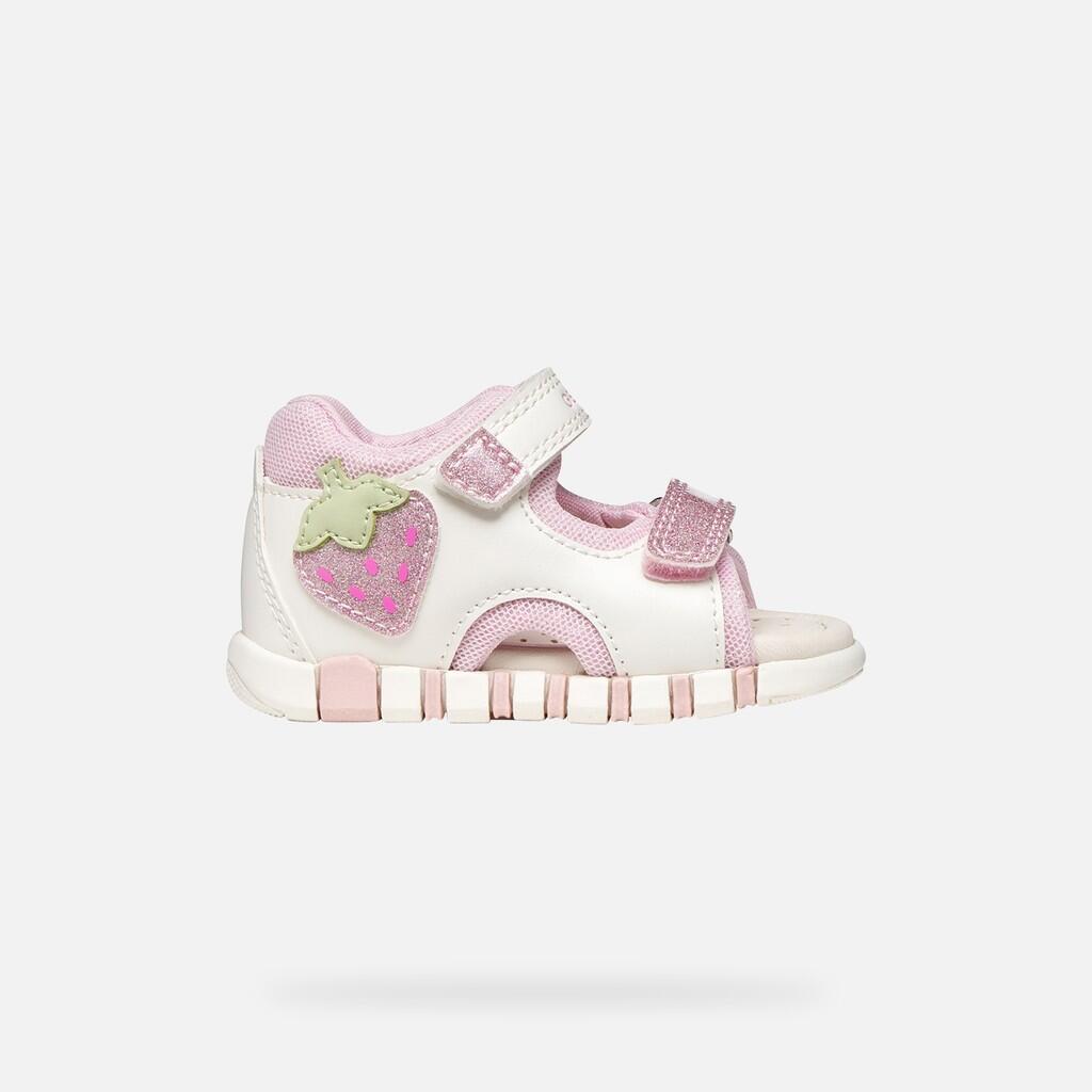 Sandales Bébé Fille B SANDAL IUPIDOO GIRL Blanc/Rose 2/7