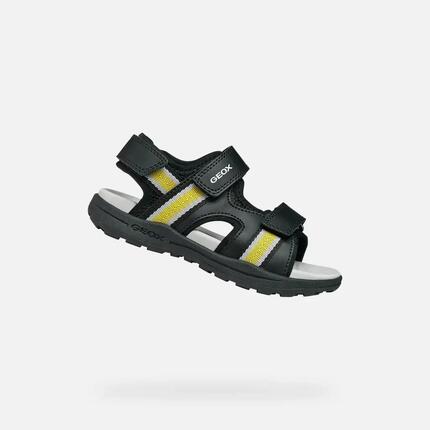 Sandales Garçon VANIETT BOY Noir/Jaune