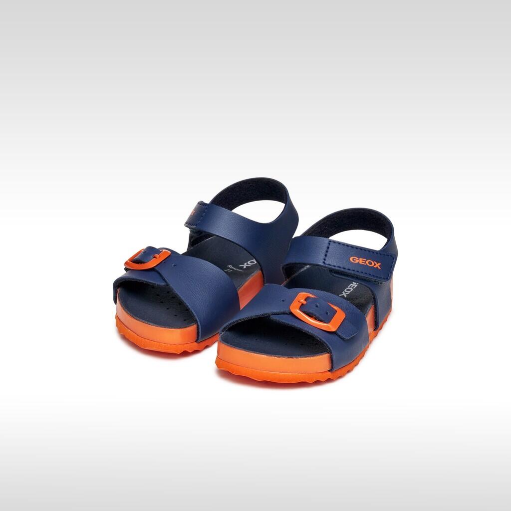 Sandales Bébé Garçon SANDAL CHALKI BABY BOY Bleu Marine/Orange 3/7