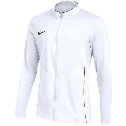 NIKE sweat homme Dri-FIT entraînement blanc - col rond, doublure polaire