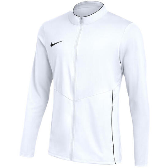 NIKE sweat homme Dri-FIT entraînement blanc - col rond, doublure polaire