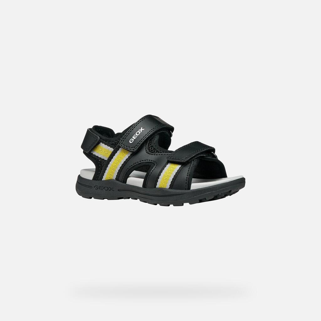 Sandales Garçon VANIETT BOY Noir/Jaune 4/7