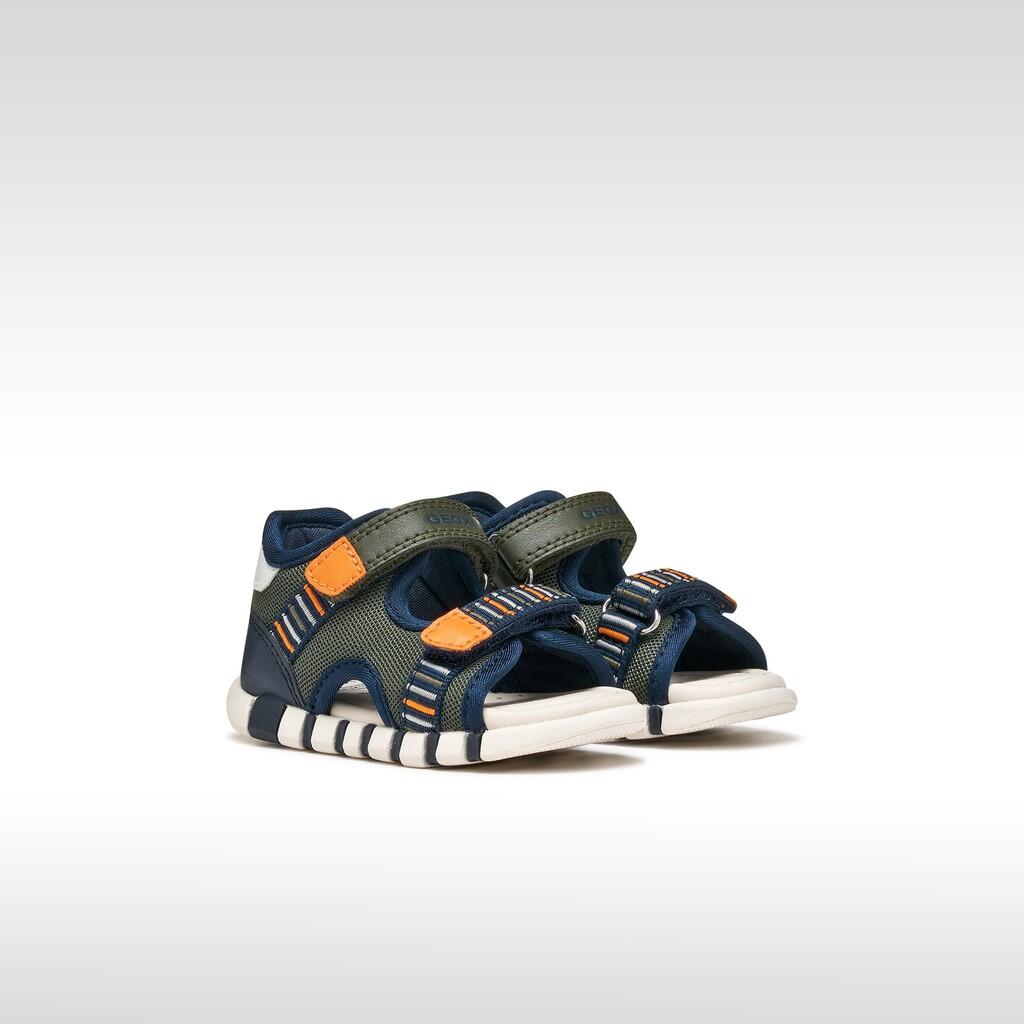 Sandales Bébé Garçon SANDAL IUPIDOO BABY BOY Vert Foncé/Orange 3/7