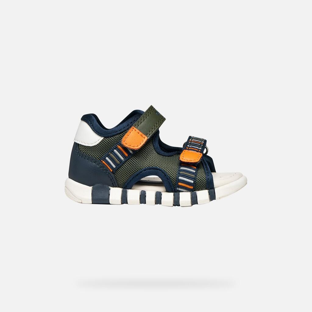 Sandales Bébé Garçon SANDAL IUPIDOO BABY BOY Vert Foncé/Orange 2/7