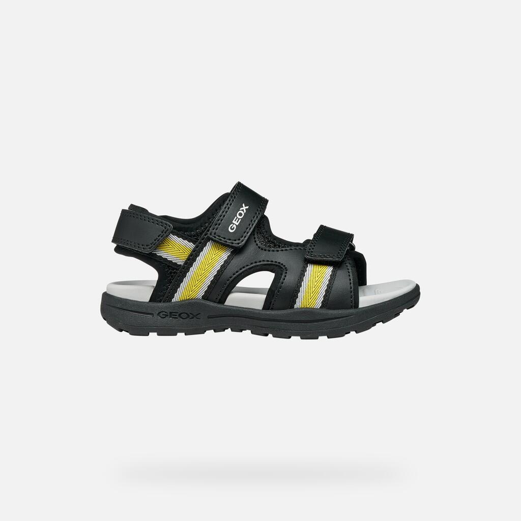 Sandales Garçon VANIETT BOY Noir/Jaune 2/7