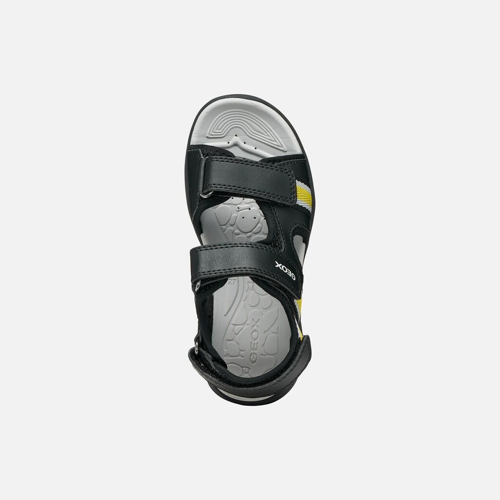 Sandales Garçon VANIETT BOY Noir/Jaune 7/7