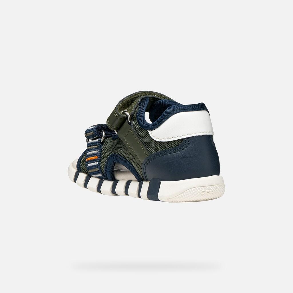 Sandales Bébé Garçon SANDAL IUPIDOO BABY BOY Vert Foncé/Orange 5/7