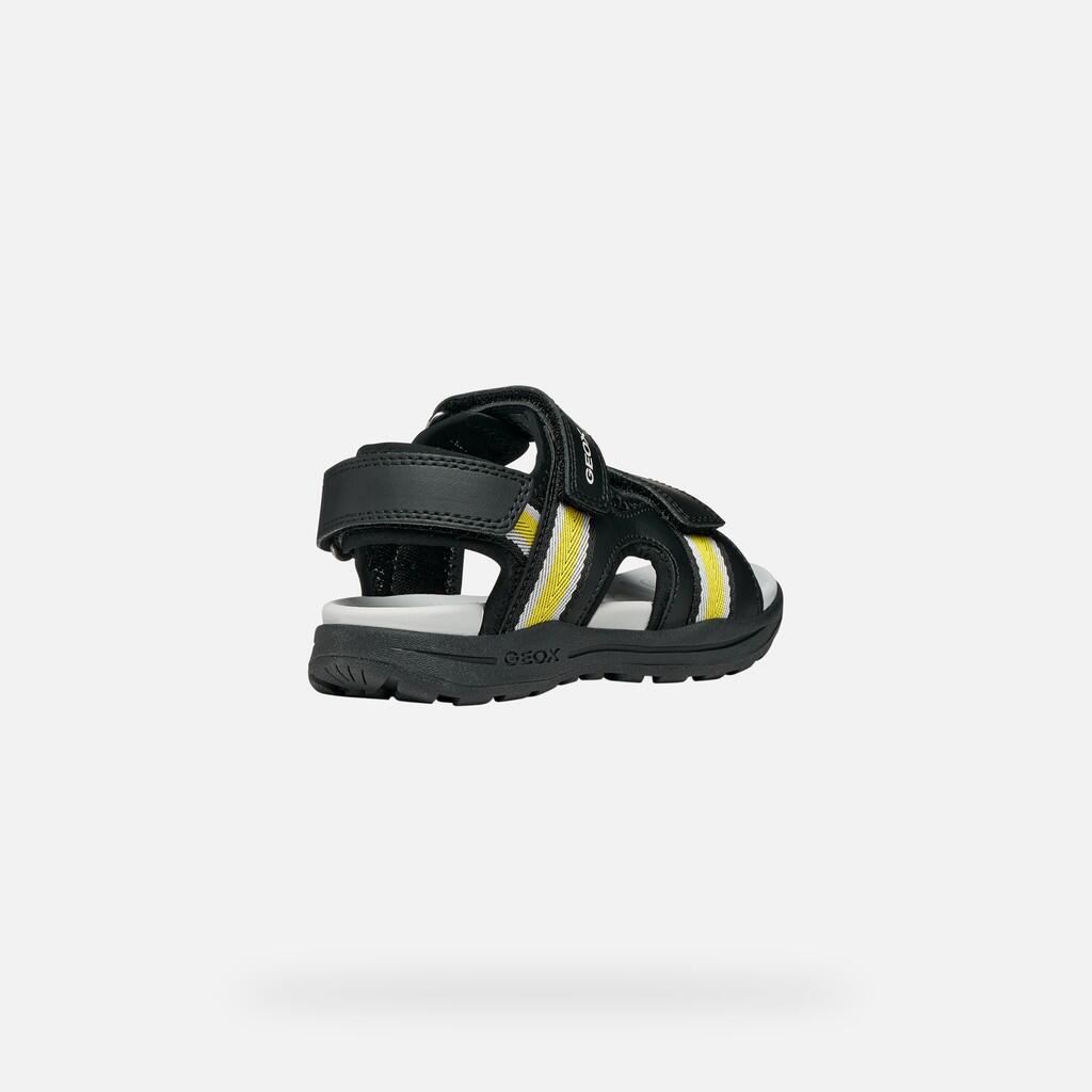 Sandales Garçon VANIETT BOY Noir/Jaune 6/7