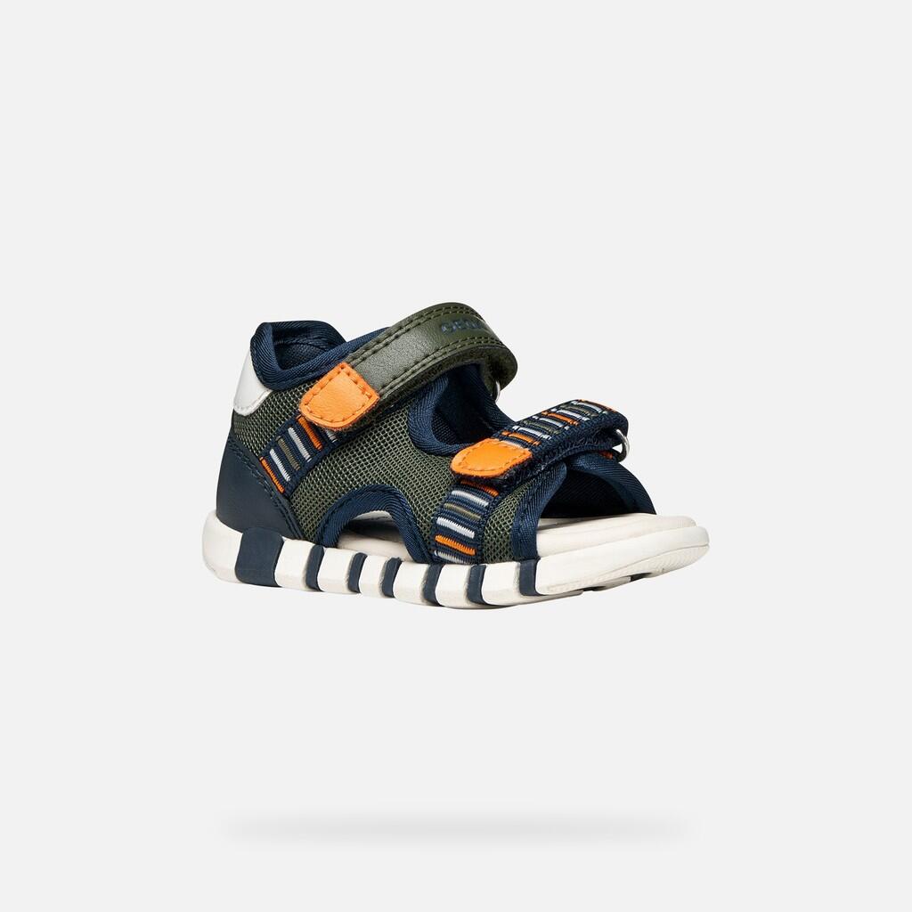 Sandales Bébé Garçon SANDAL IUPIDOO BABY BOY Vert Foncé/Orange 4/7