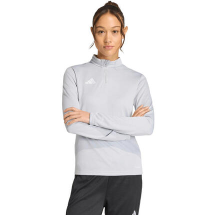 adidas Entrada 26 Training Top femme - sweat ajusté, zip court