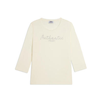 T-shirt manica 3/4 "Authentic" con logo FREDDY in strass