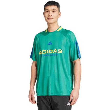 ADIDAS maillot de jeu homme vert, manches courtes, 100% polyester