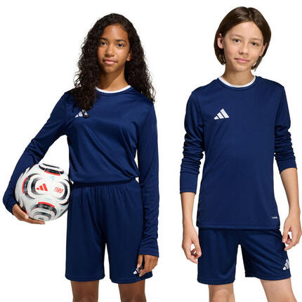 T-shirt manches longues adidas enfant bleu marine