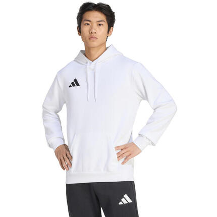 Sweat à capuche adidas homme blanc mélange coton