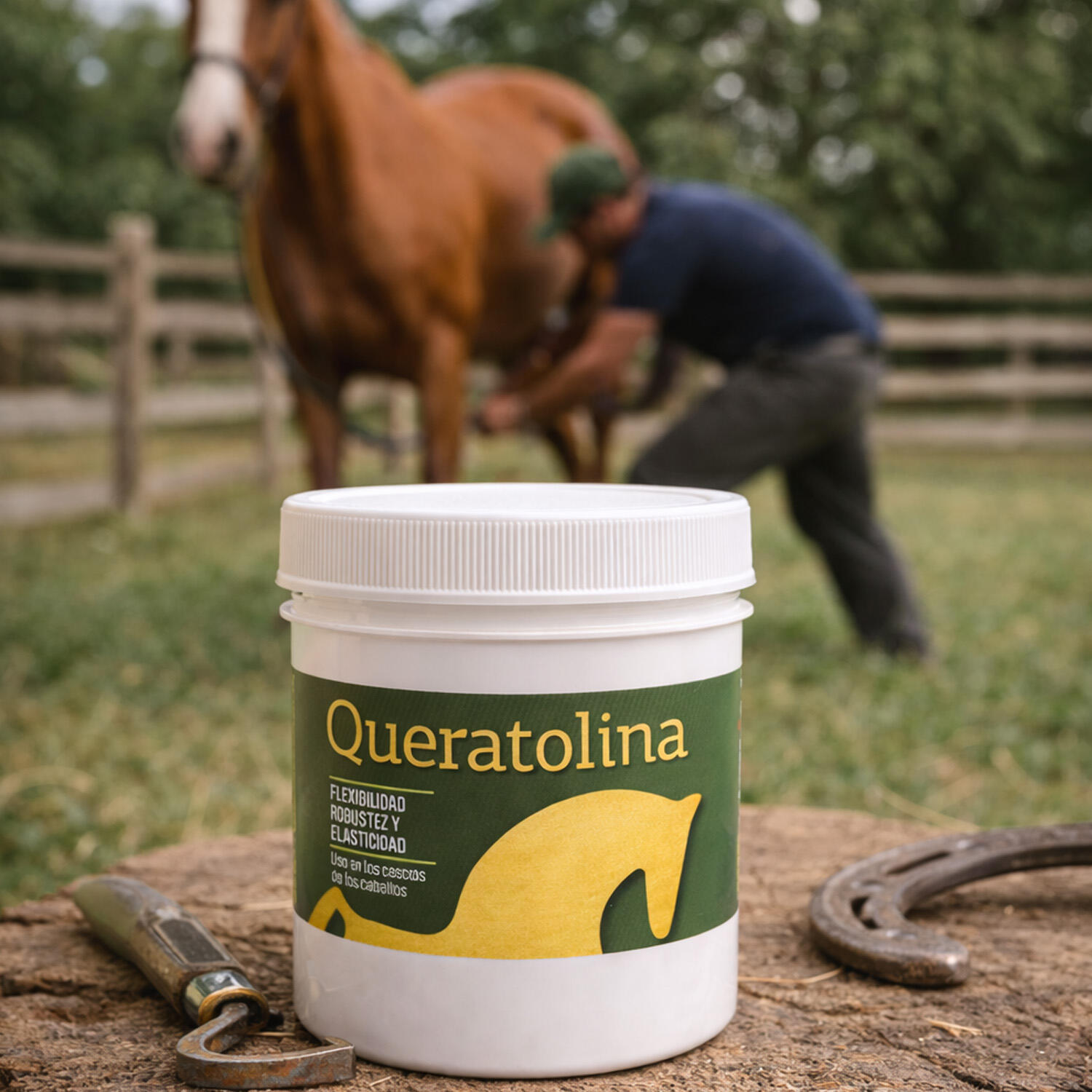 Cuidado Cascos Caballos LABORATORIOS PINO Queratolina 500 ml 4/5