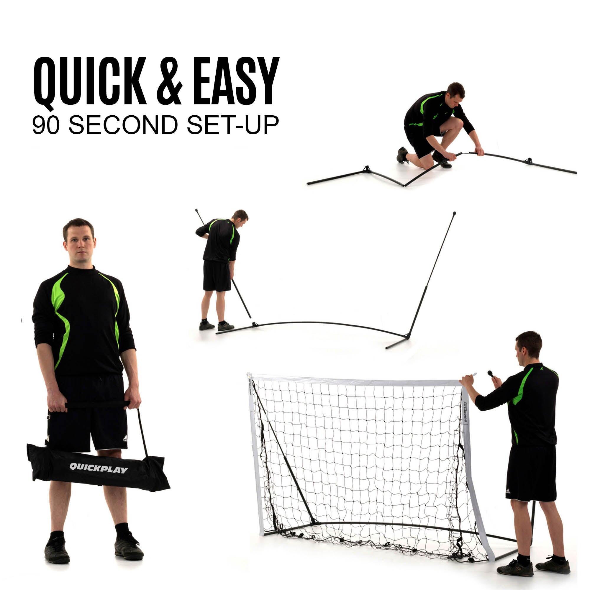 But de football QUICKPLAY KICKSTER 6x4' Jaune 2/6