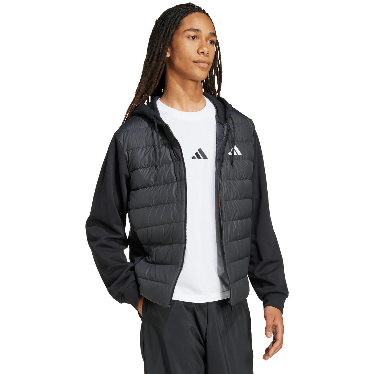 Veste adidas Essentials Climawarm Hybrid Down Hooded pour homme 4/6