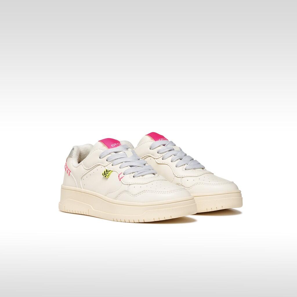 Baskets Fille LESTRELLA GIRL Ivoire Clair/Argent 3/7