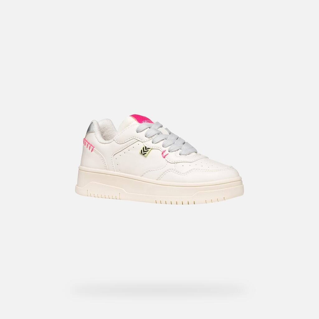 Baskets Fille LESTRELLA GIRL Ivoire Clair/Argent 4/7