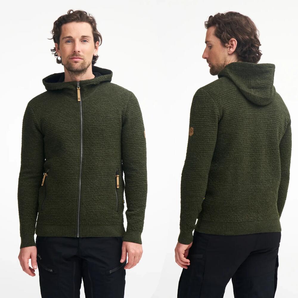 Gilet en laine à capuche pour homme Morel - Gris 5/5