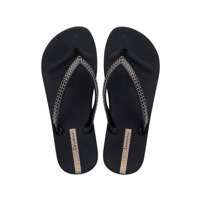 Ipanema Mesh XI Plat Fem Negru/Negru/Auriu [83750 BP367] mărimea 40