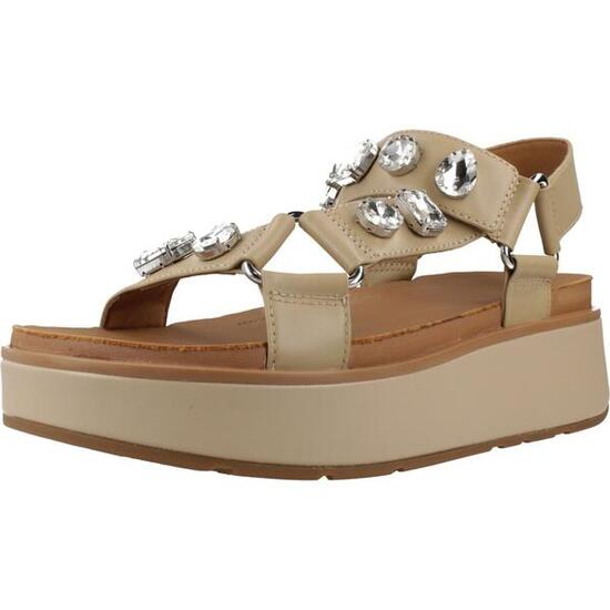 FITFLOP FitFlop Gen-FF Max Ultra-Jewel Leather Back-Strap Sandals CAPPUCCINO