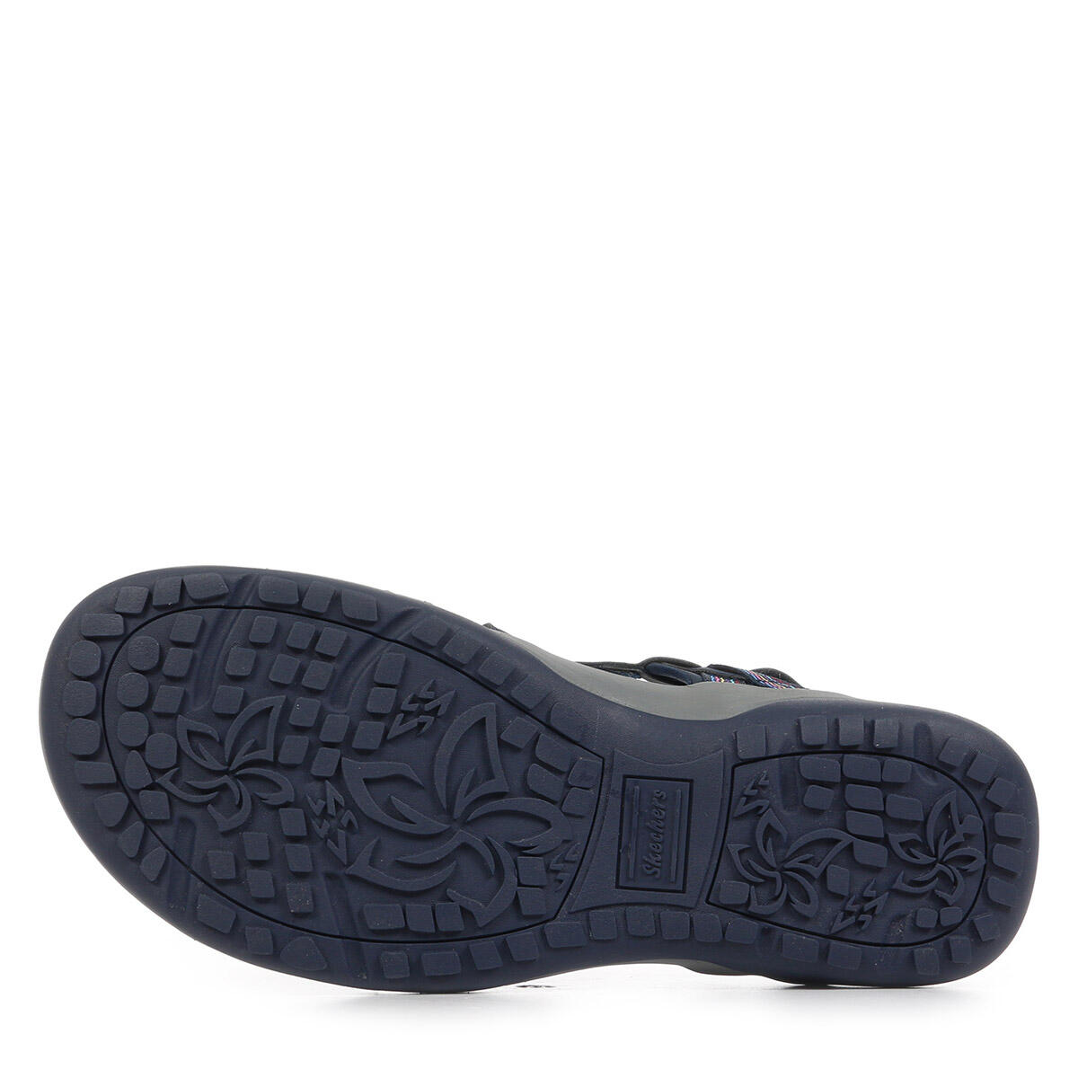 Flache Sandalen Damen Skechers Reggae Slim - Sun Array Blau 6/6