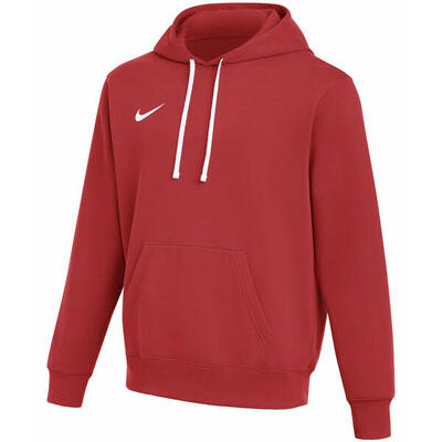 Nike heren hoodie, katoen met fleece voering, rood