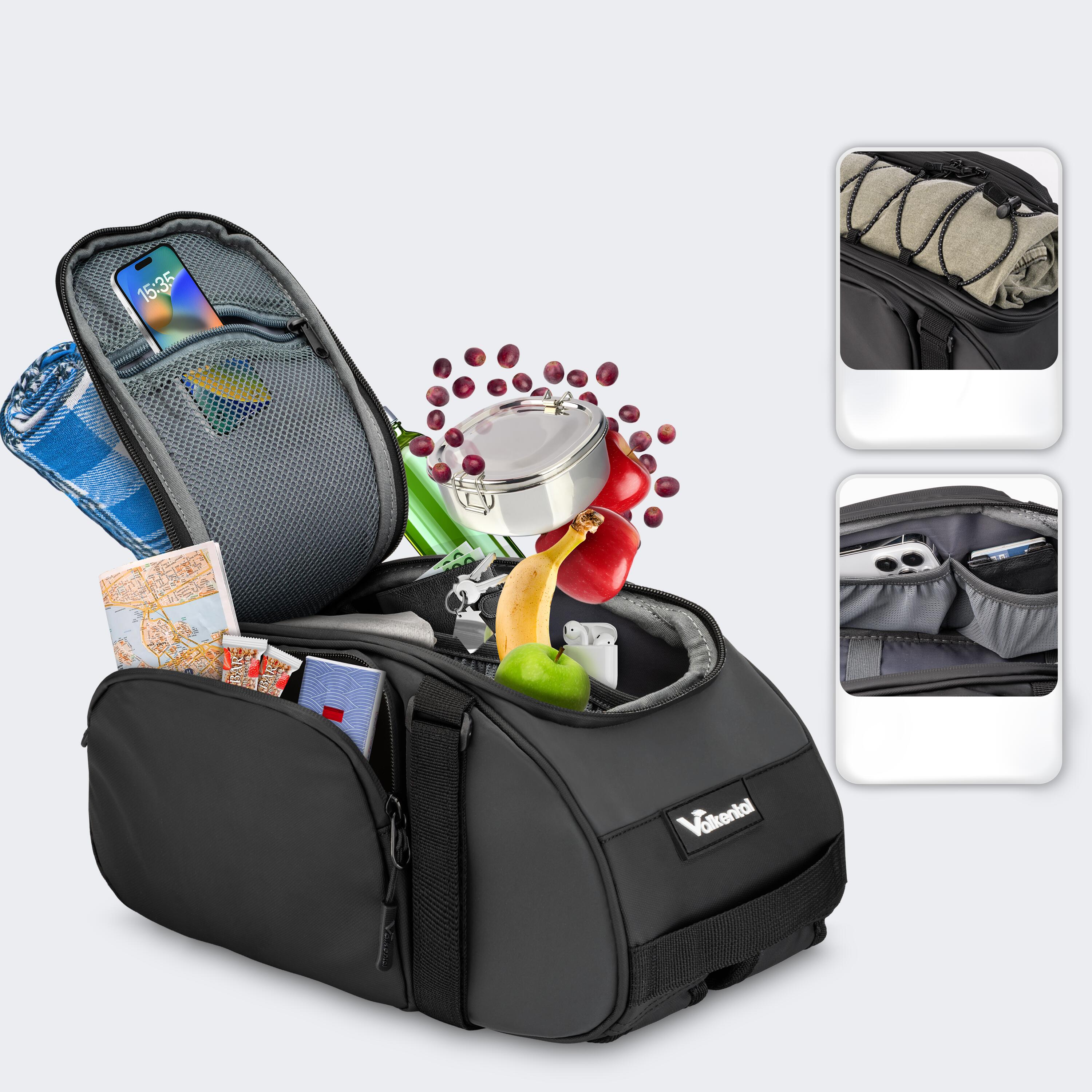 Bike Pannier, Backpack & Shoulder Bag with Handle 14L 3/7