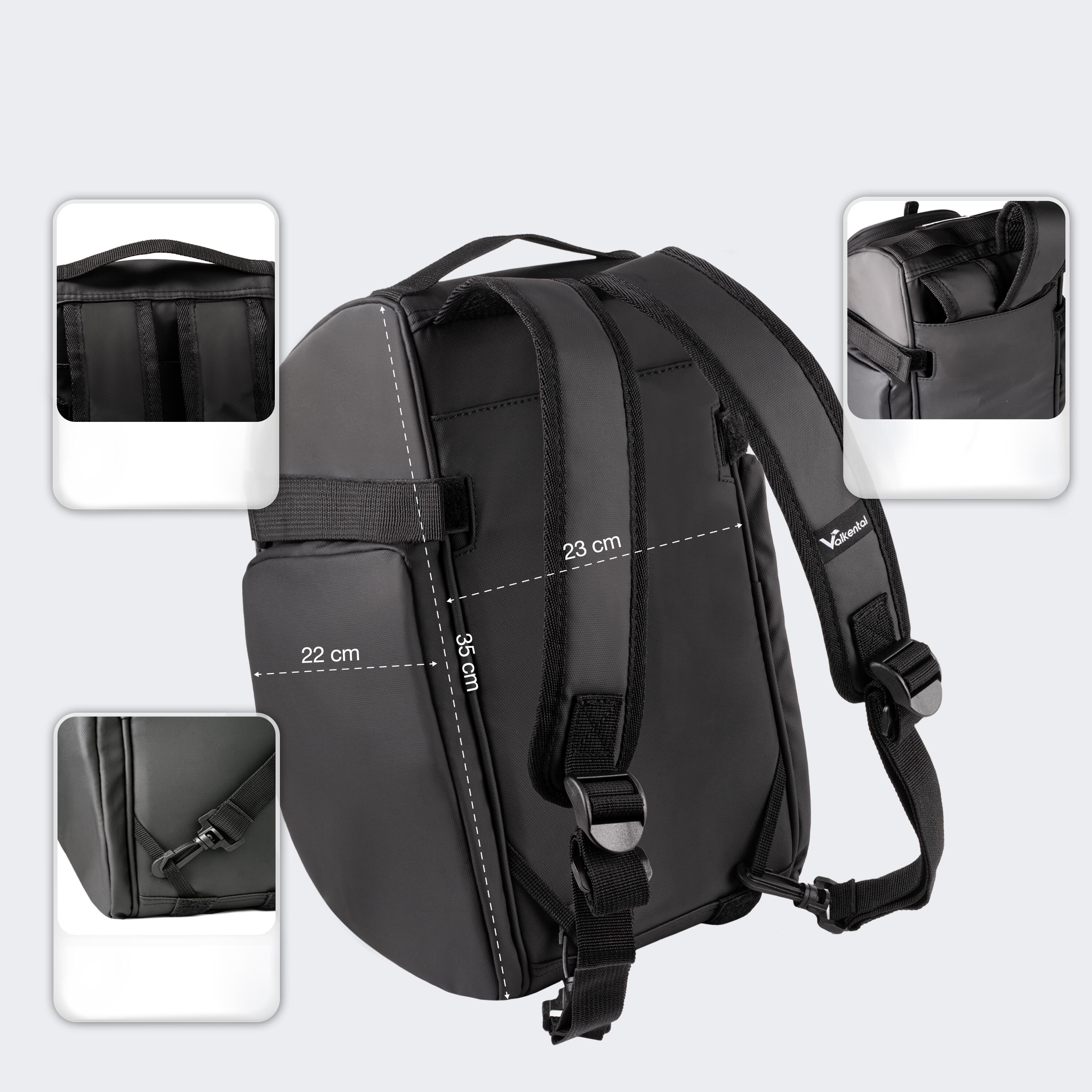 Bike Pannier, Backpack & Shoulder Bag with Handle 14L 4/7