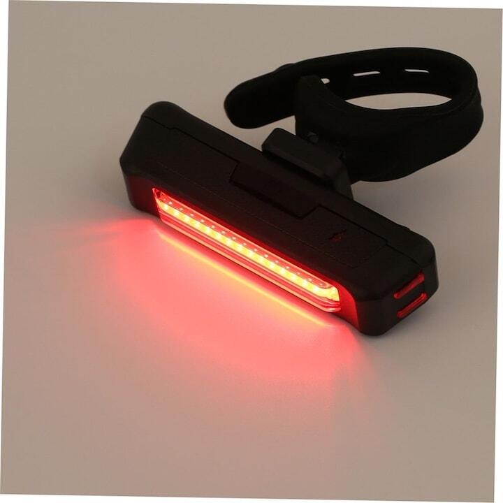 Set Far si Stop tip comet, 6 moduri luminare, negre