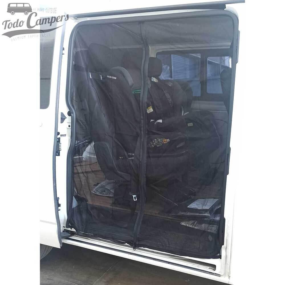Mosquitera con imanes para puerta lateral de Volkswagen T5, T6 y T6.1 2/6