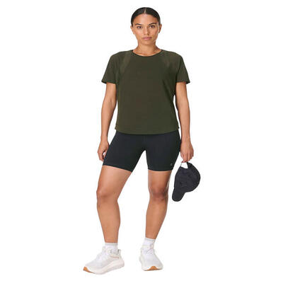 Sweaty betty sweaty betty breathe easy mesh t-shirt olijfgroen m