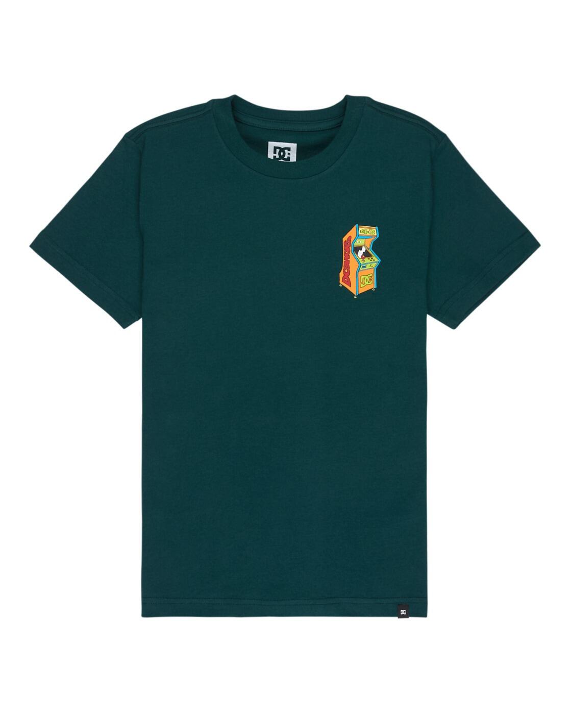 Camiseta de manga corta INSERT A COIN Verde Niño 4/4