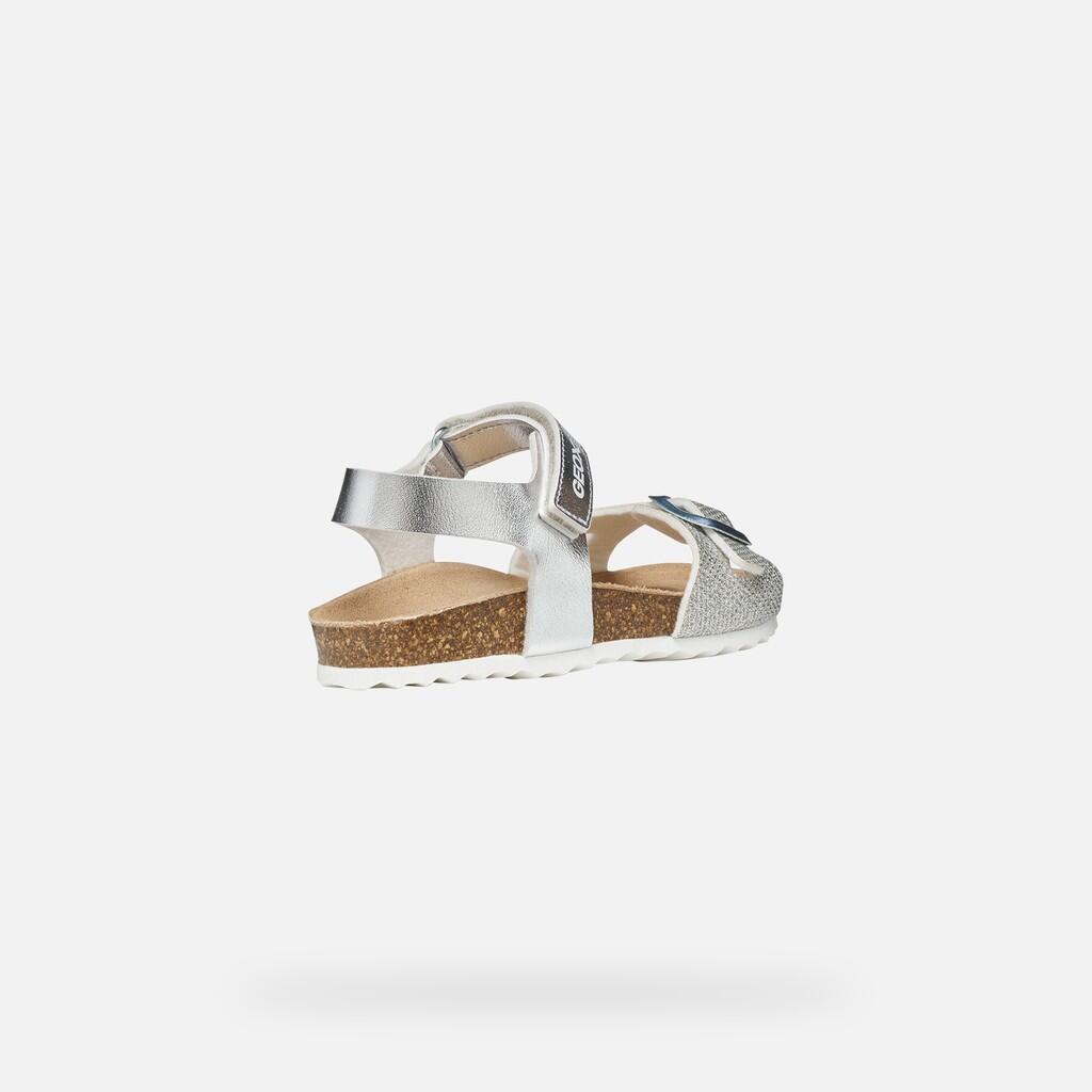 Sandales Fille J ADRIEL GIRL Argent 6/7