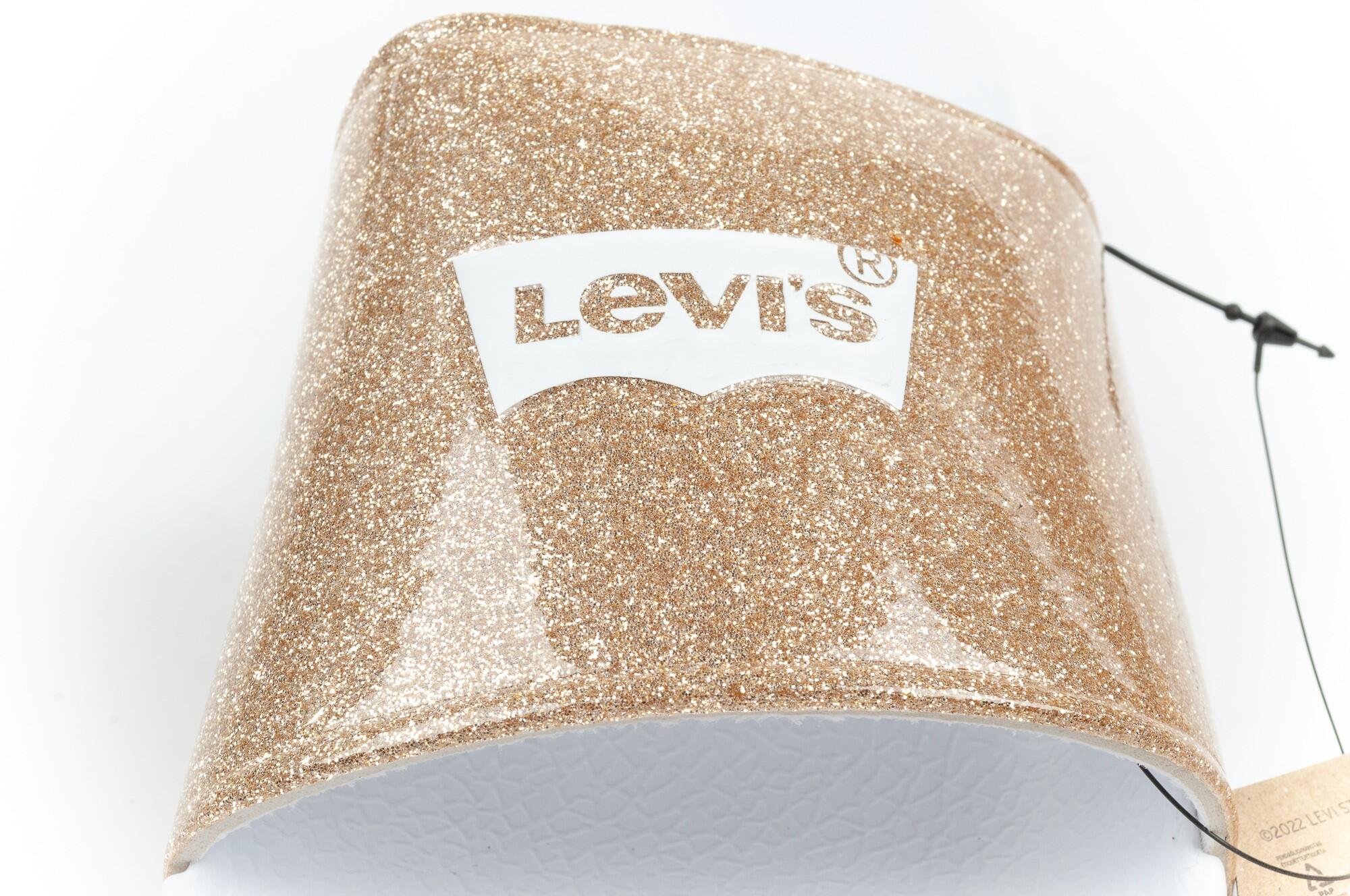Damen-Sport-Flip-Flops Levi's mit Glitzer 6/7