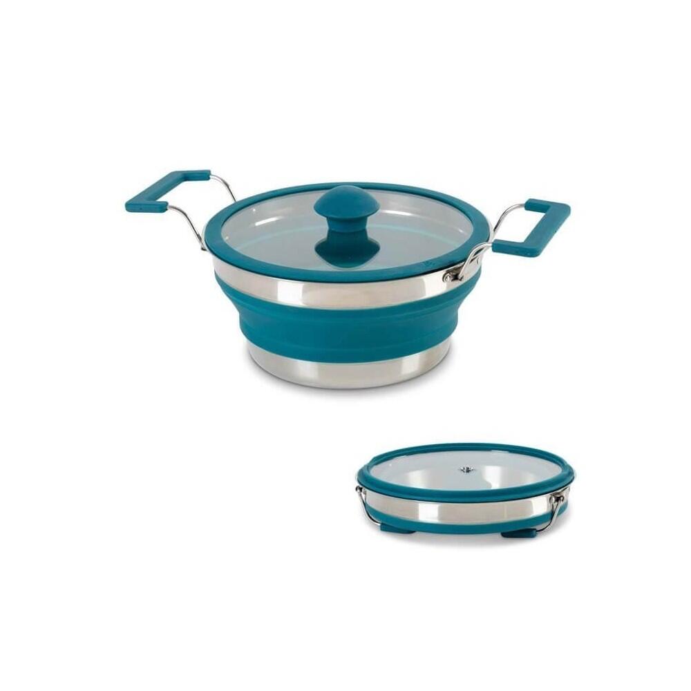 Olla plegable de silicona 2L para camping y camper – 20 cm 2/7