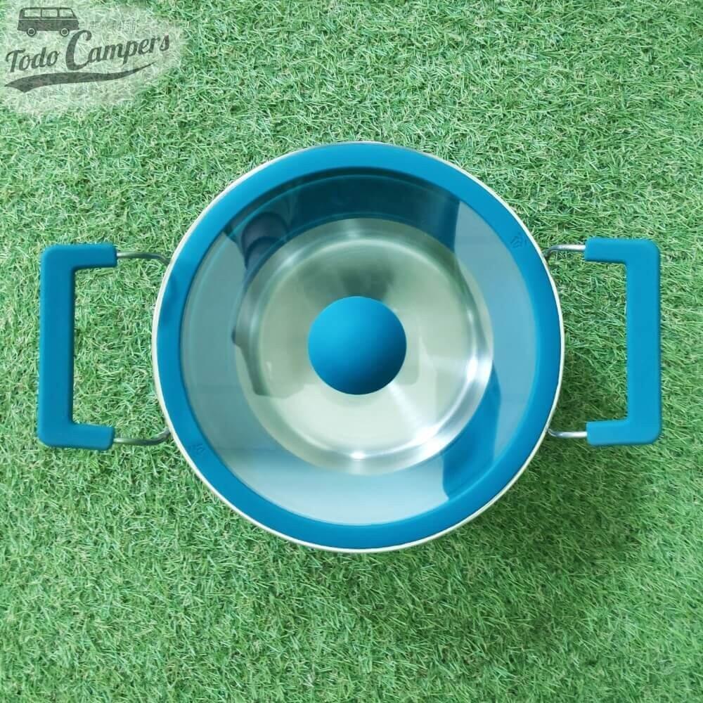 Olla plegable de silicona 2L para camping y camper – 20 cm 5/7