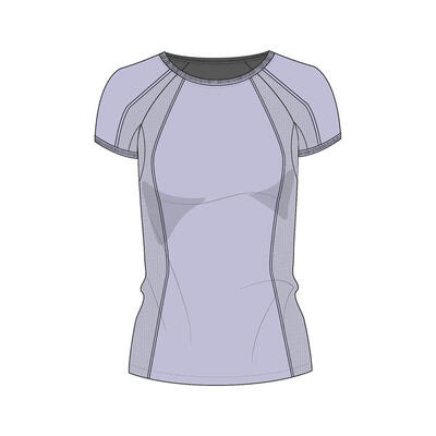 Sweaty betty athlete seamless workout t-shirt lilapaars xs