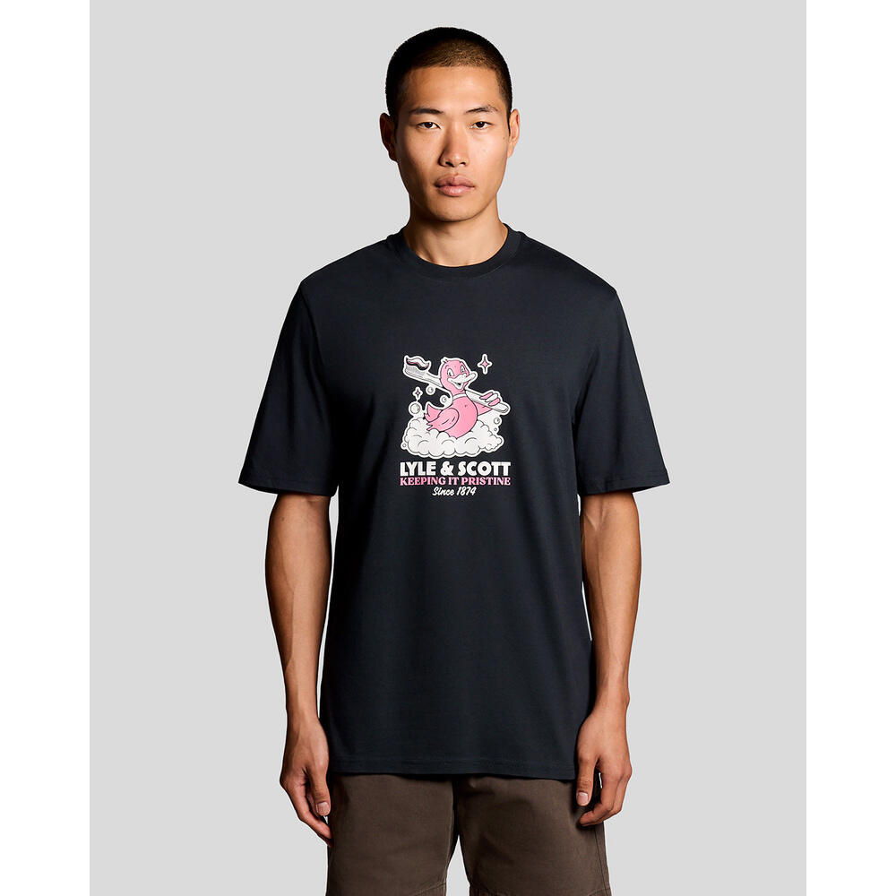 T-shirt grafica Lyle & Scott Rubber Duck 5/6