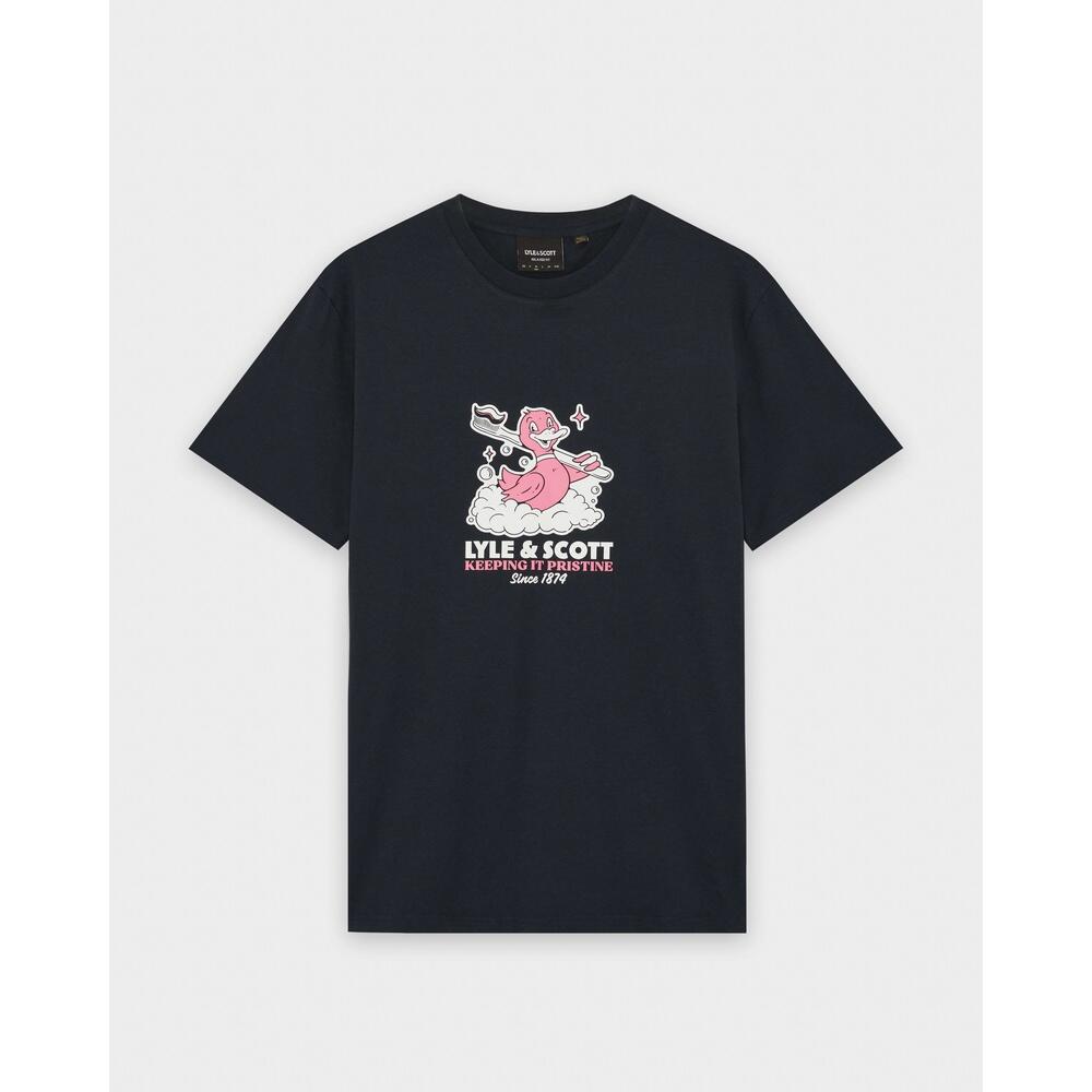 T-shirt grafica Lyle & Scott Rubber Duck 4/6