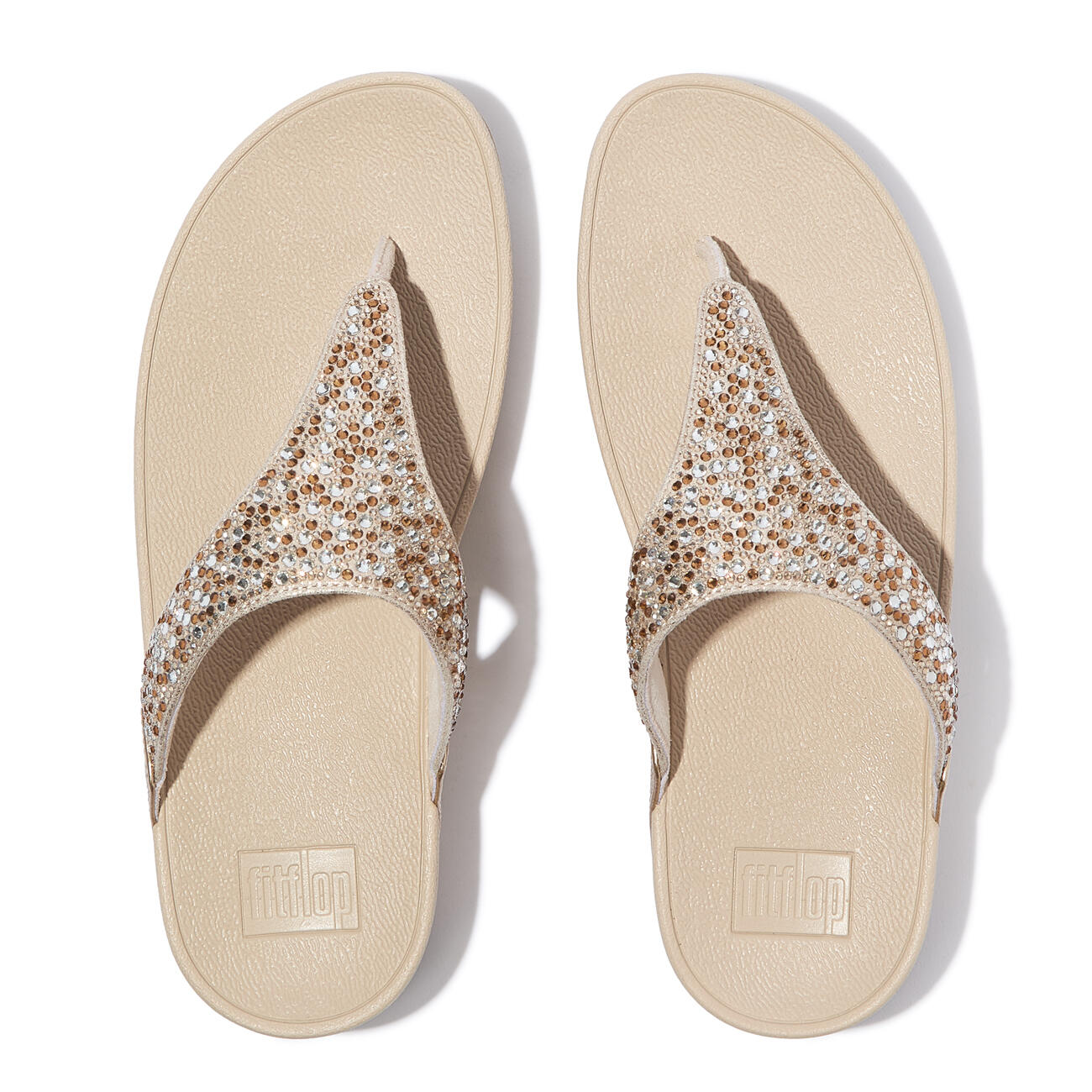 Sandales à bride métallique FitFlop Lulu Crystal-Mix 5/7
