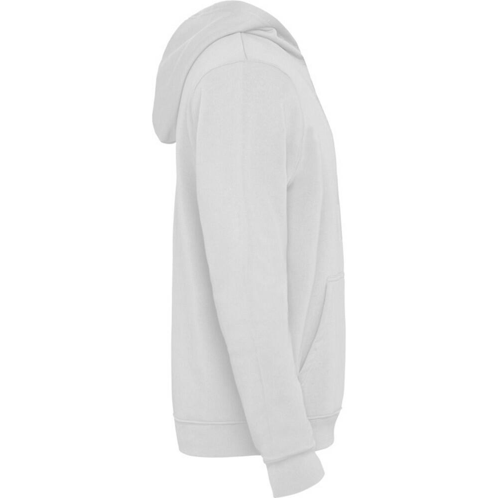 Felpa Con Cappuccio Con Coulisse Bambini Roly Urban Bianco 3/4
