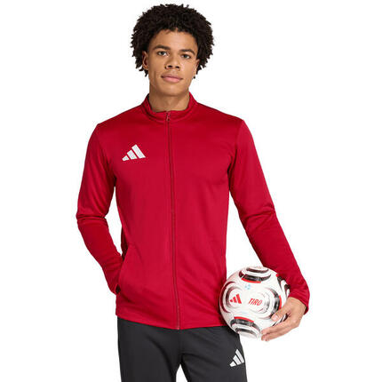 ADIDAS sweat homme entraînement rouge - col rond, doublure polaire