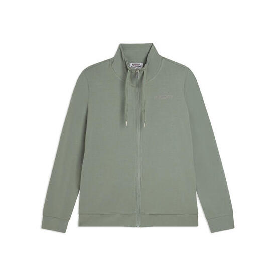 Felpa Comfort Fit Collo Alto con Zip e Logo FREDDY