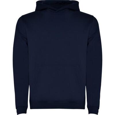 Felpa Con Cappuccio Con Coulisse Bambini Roly Urban Azzurro Bianco