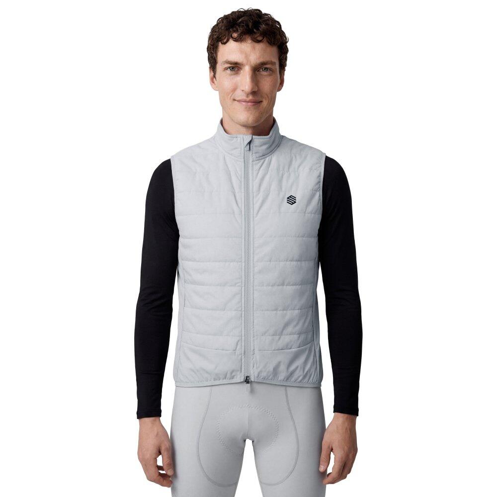 Men Cycling 's thermal vest SRX Ultra Warm Gray Grey