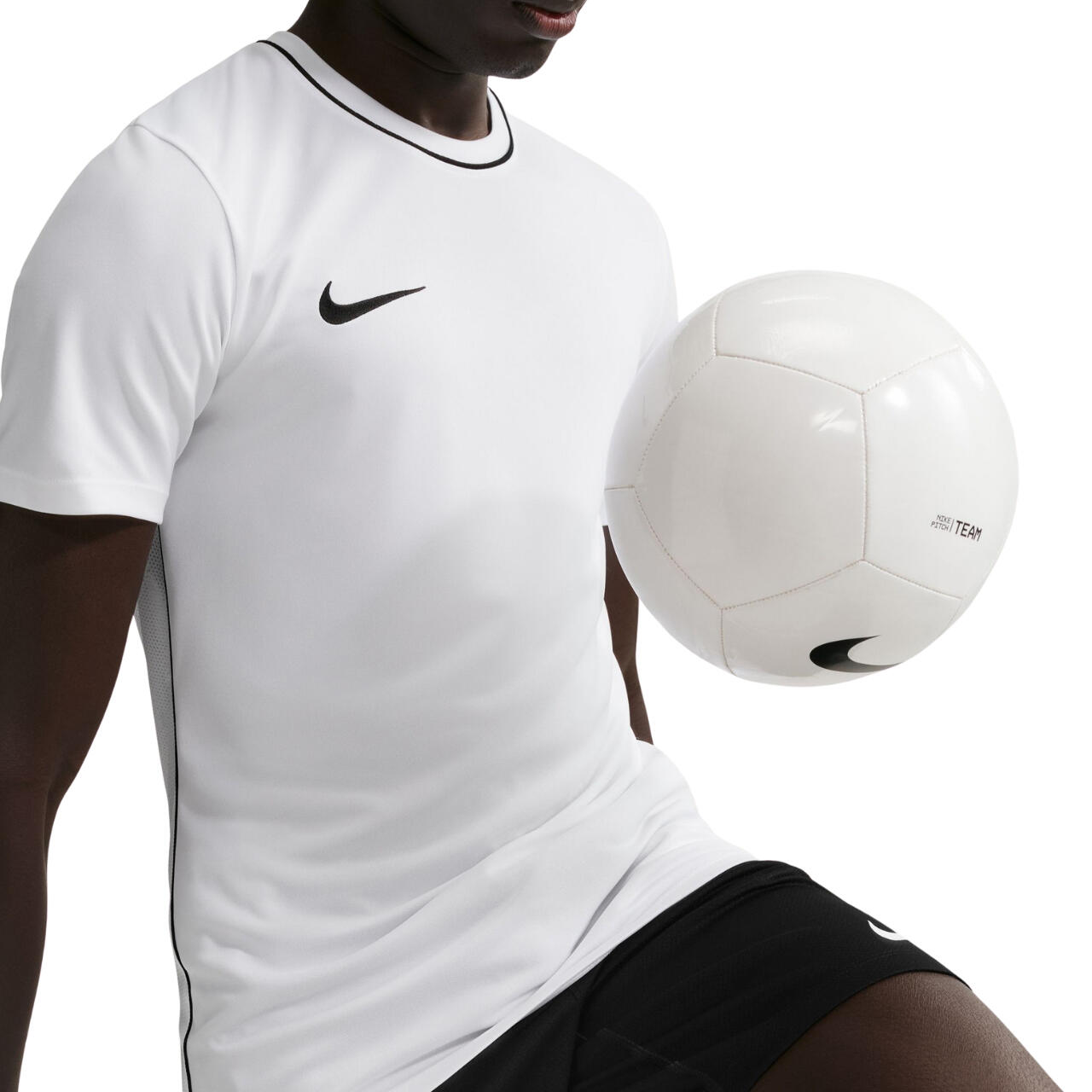 Nike Dri-FIT Park in wit/zwart. 6/6